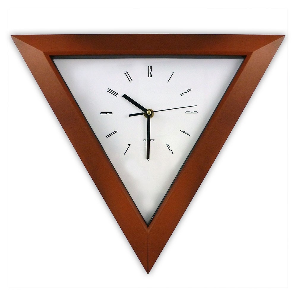 Llevando Albardilla Canguro Reloj de pared en forma triangular - Relojes - Multiproducto || Cronos  Imports S. L.