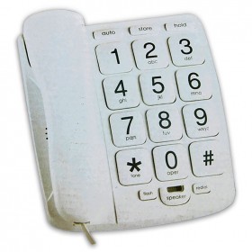 Teléfono fijo de teclas extra grandes con altavoz SL-431
